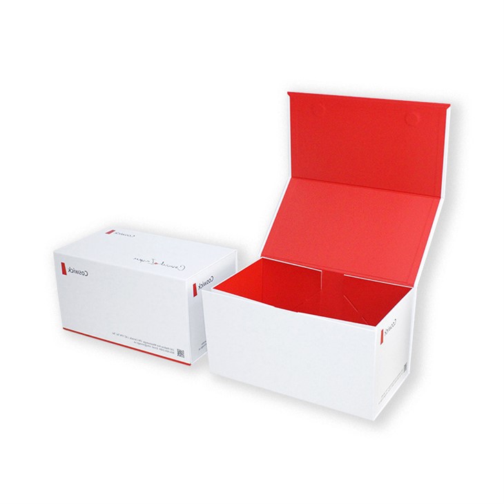 Tmavě bílé magnetické dárkové krabičky